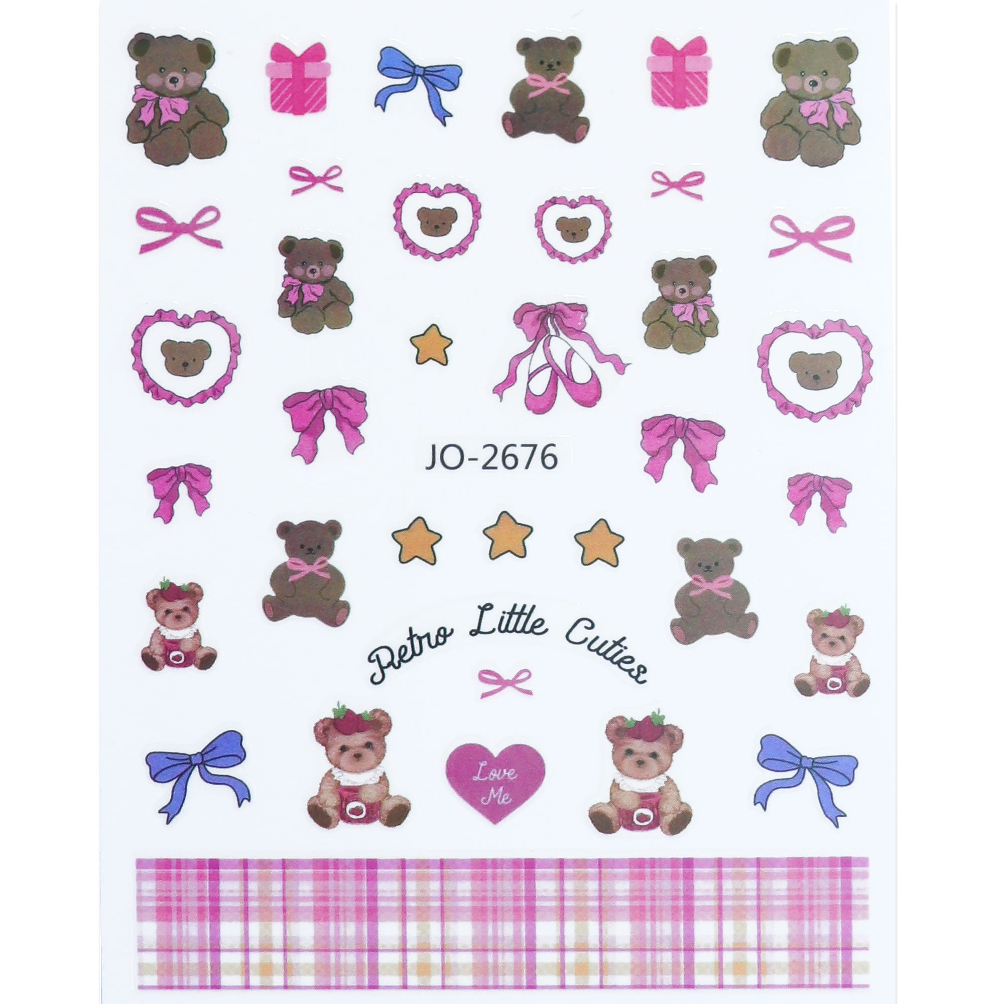 Nail Sticker - Lovely Bear