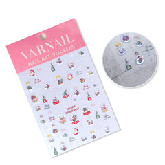 Rhinestone Nail Sticker - Colorful Christmas Crystal Ball