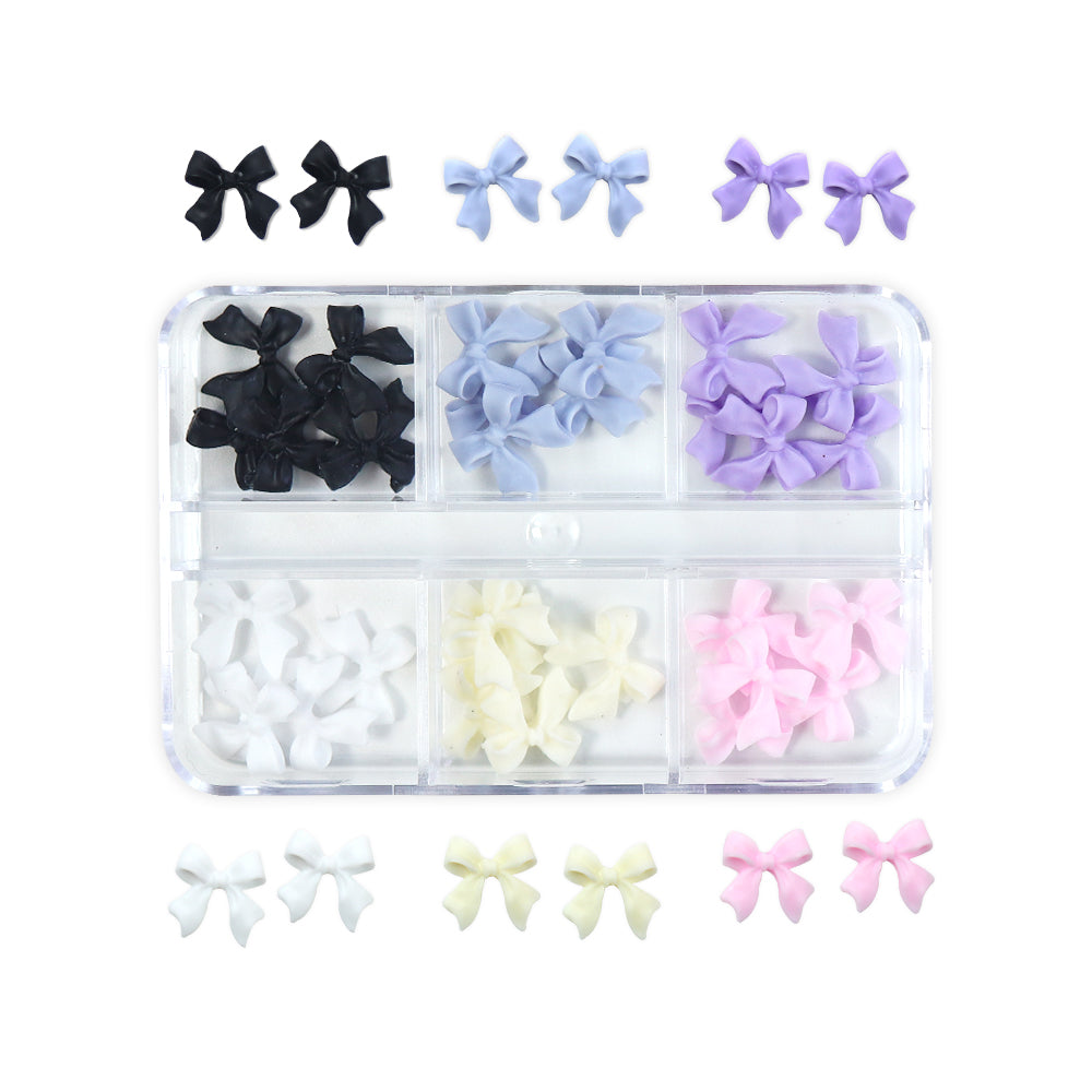 Coquette Bows Nail Charms - 6 Grids