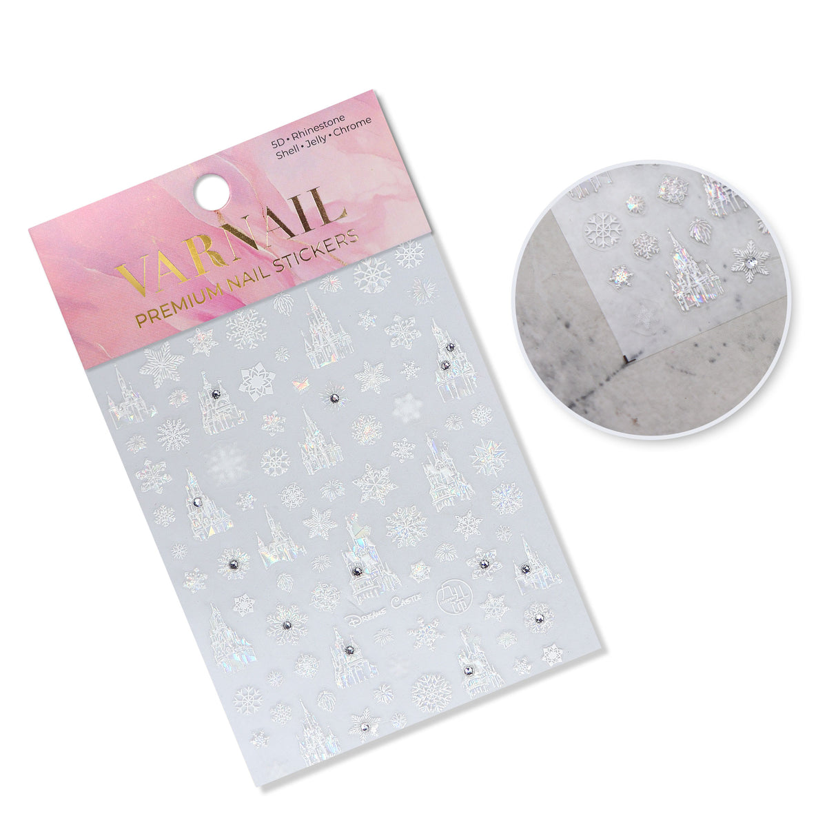 Rhinestone Nail Sticker - Dream Castle