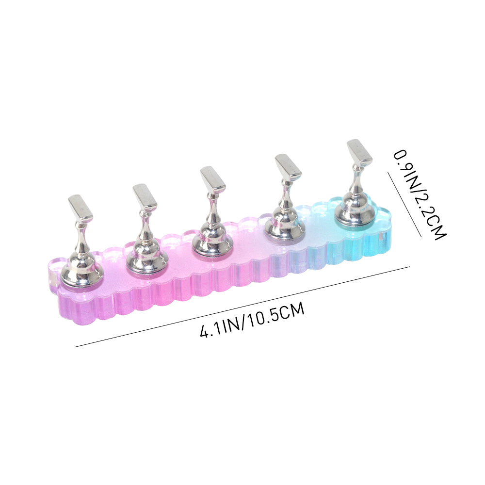 Magnetic Nail Practice Stand with Holders