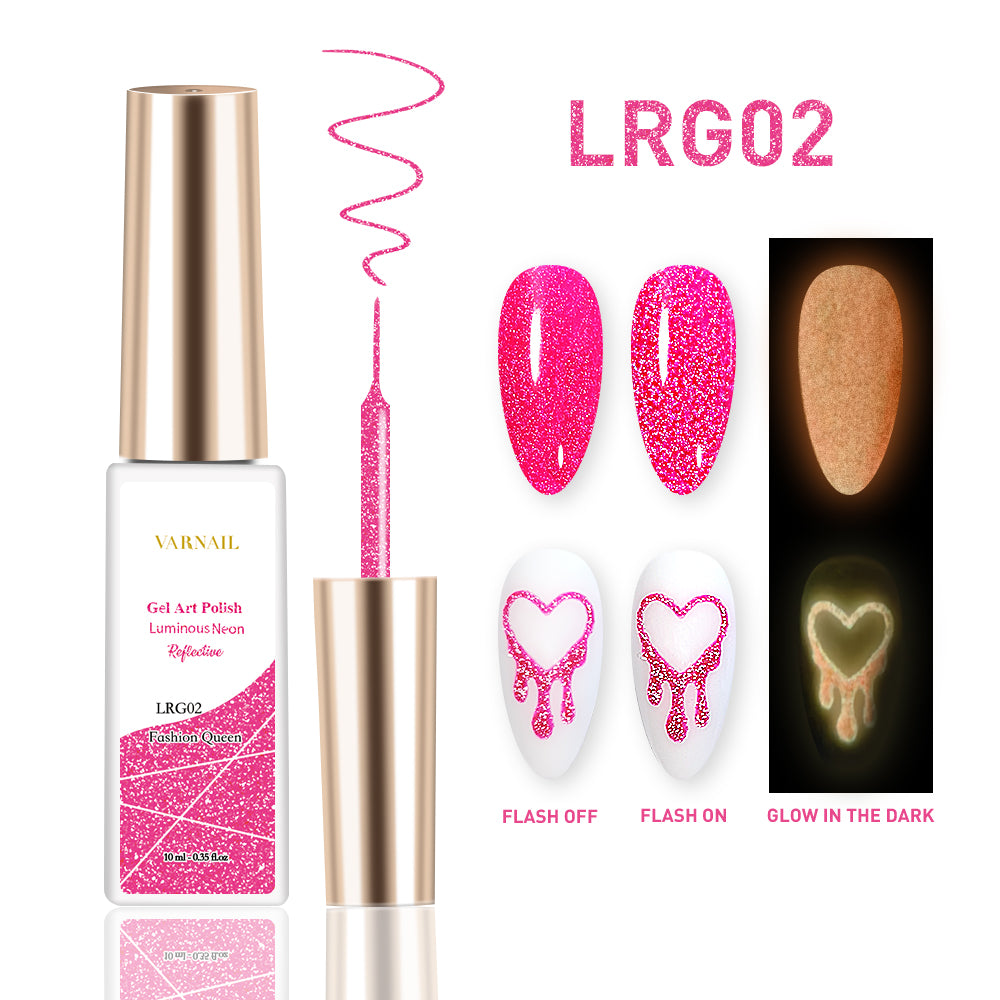 Luminous Neon Reflective Liner Gel - LRG02 Fashion Queen