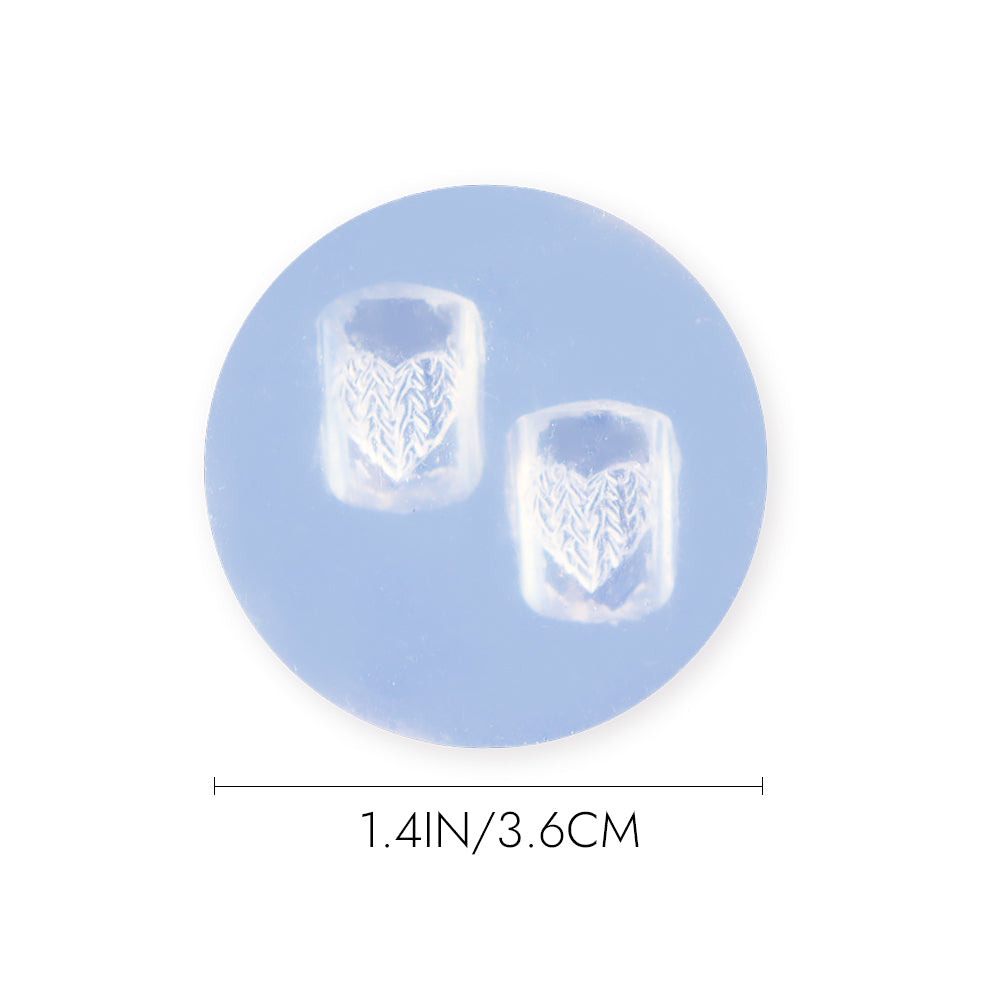 3D Nail Art Mold (Upgrade) - #01 Heart Sweater