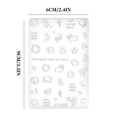 Nail Art Mold - JT050 Space