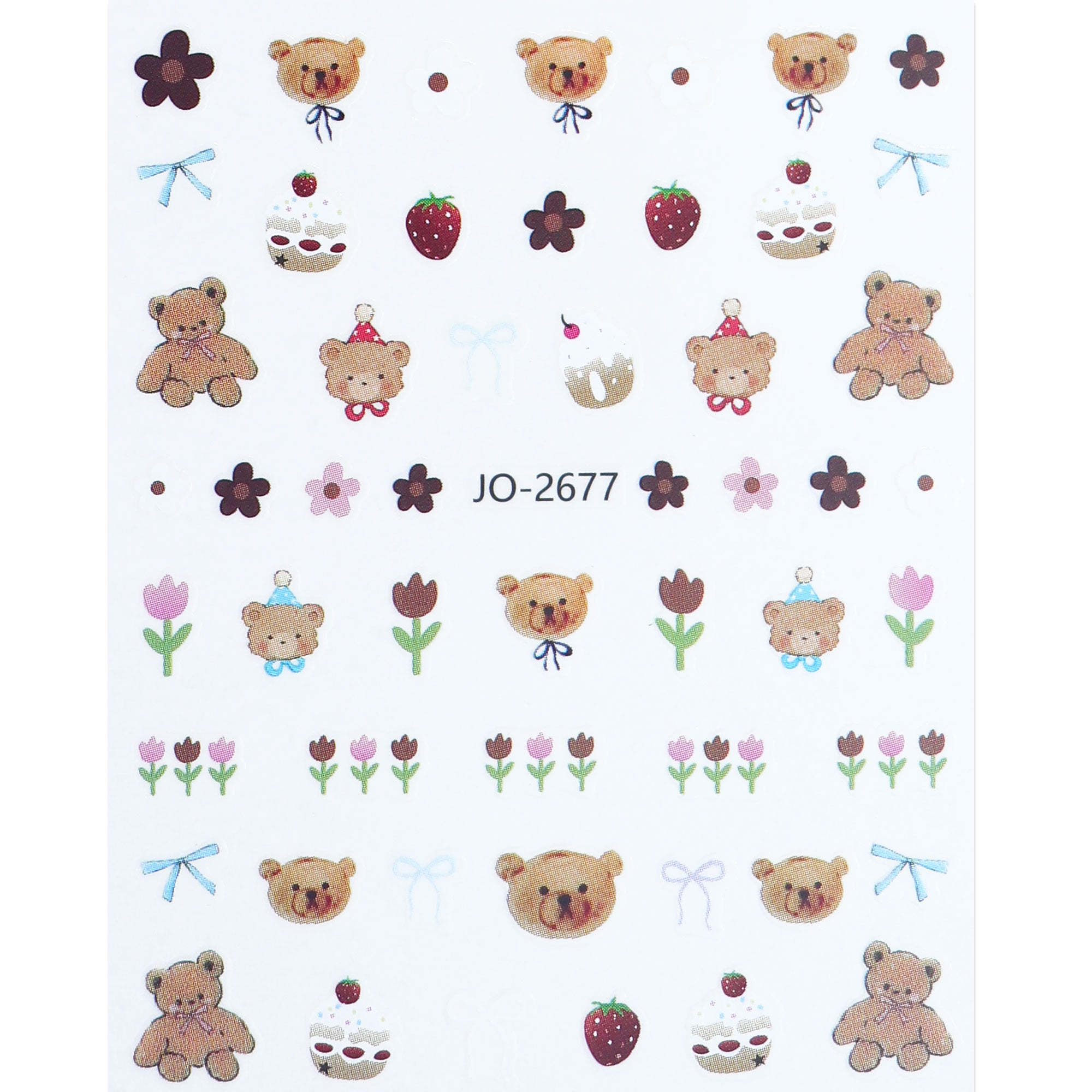 Nail Sticker - Lovely Bear