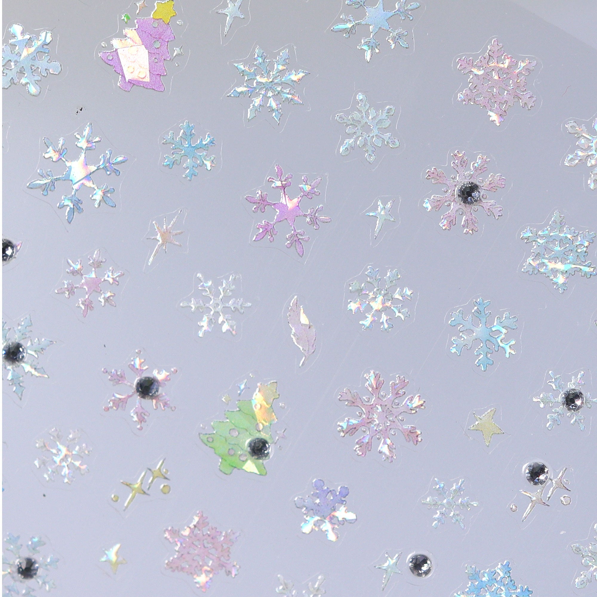 Rhinestone Nail Sticker - Snowflake