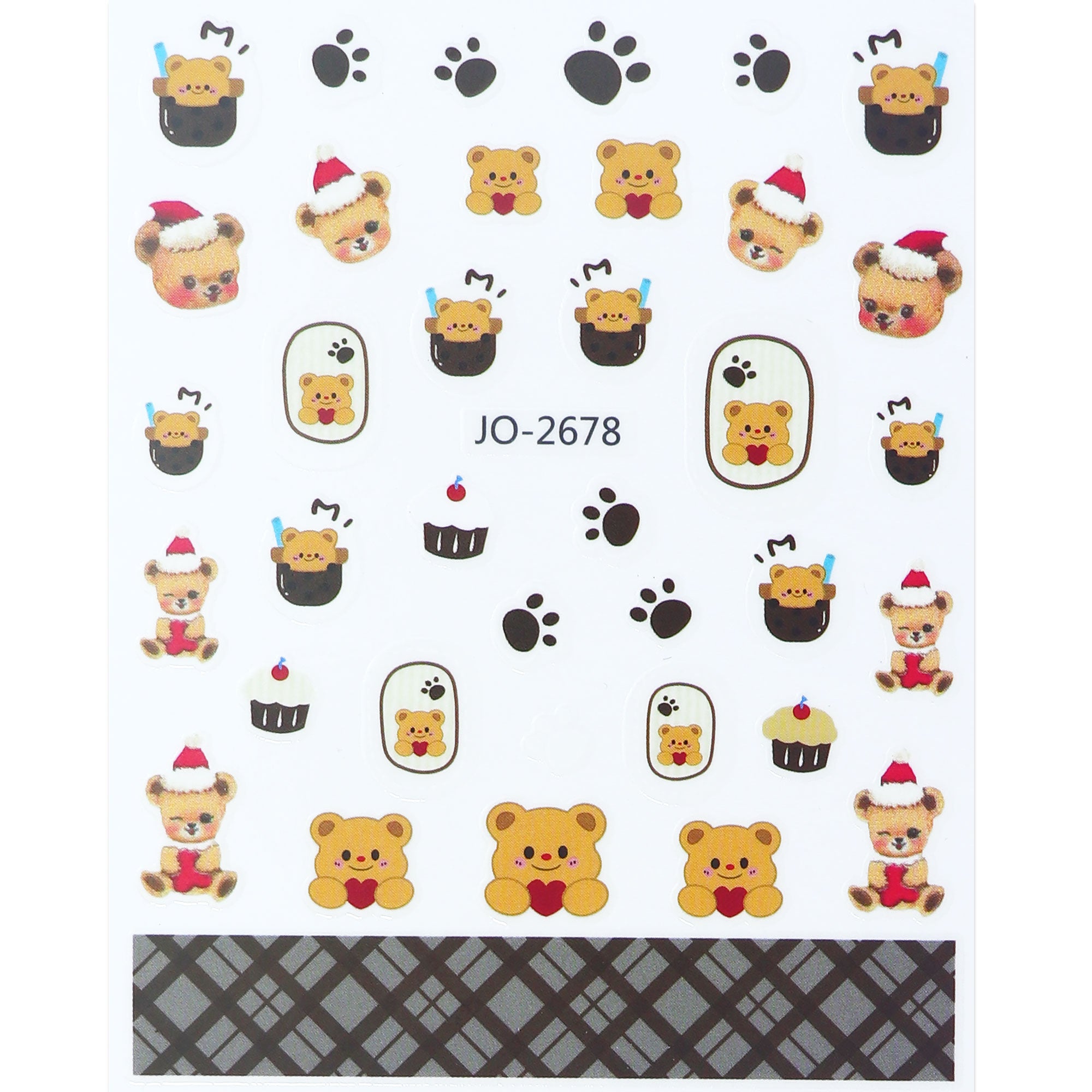 Nail Sticker - Lovely Bear