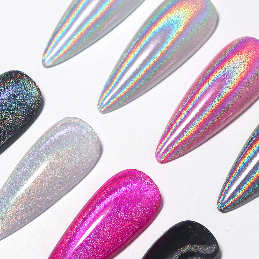 3-in-1 Magnetic Chrome Powder - VD01 Holographic