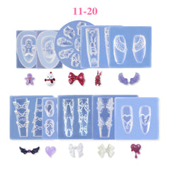 3D Nail Art Mold Set (Upgrade) - (11-20)