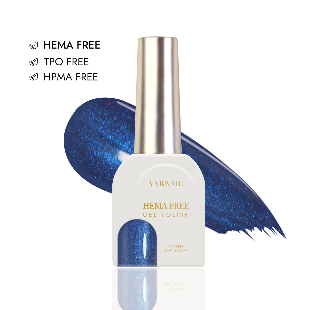 Hema-Free Gel Polish - 152 Jeweled Navy