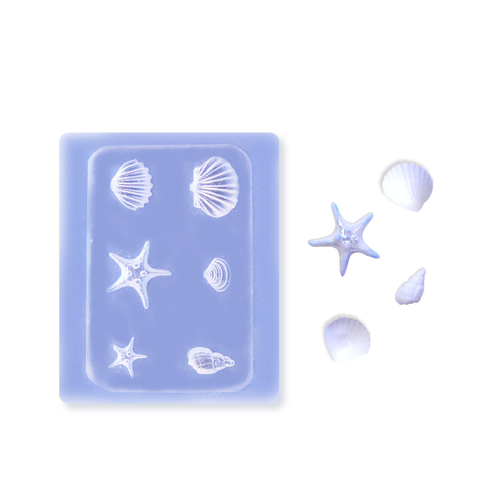 3D Nail Art Mold - #30 Shell Starfish