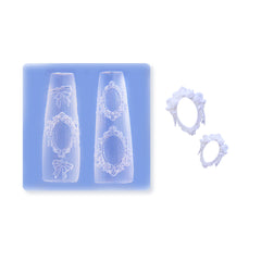 3D Nail Art Mold (Upgrade) - #25 Oval Frame