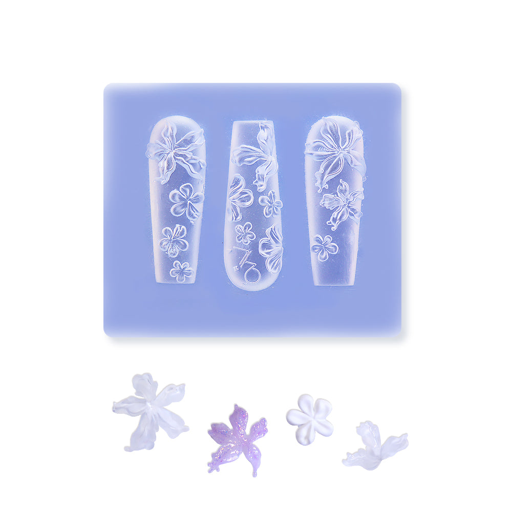 3D Nail Art Mold (Upgrade) - #23 Icy Flower