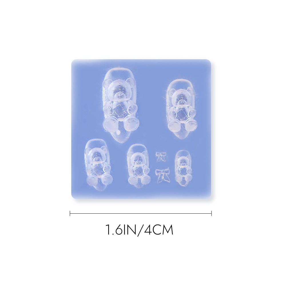 3D Nail Art Mold (Upgrade) - #27 Bear