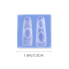 3D Nail Art Mold (Upgrade) - #25 Oval Frame