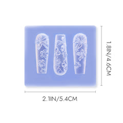 3D Nail Art Mold (Upgrade) - #23 Icy Flower