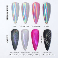 3-in-1 Magnetic Chrome Powder - VD01 Holographic