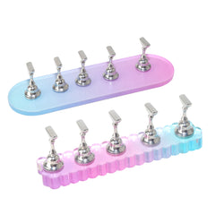 Magnetic Nail Practice Stand with Holders