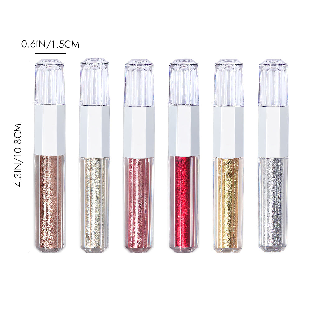 Liquid Metallic Chrome Powder Set (6 Pcs)