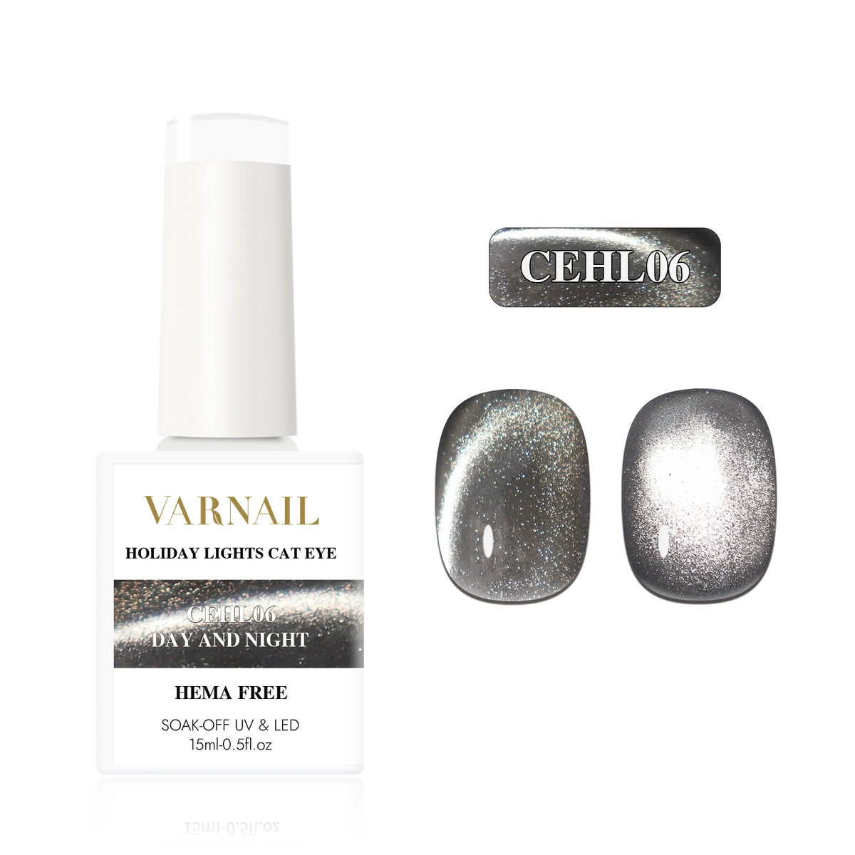 Holiday Lights Cat Eye (Hema-Free) - CEHL06 Day and Night