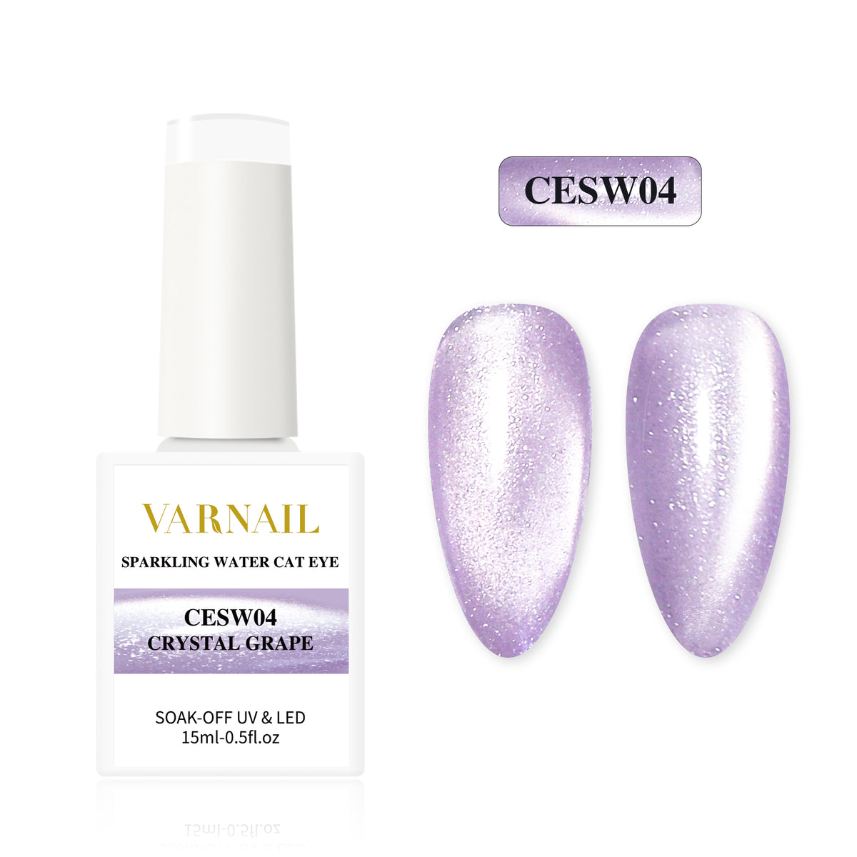 Sparkling Water Cat Eye - CESW04 Crystal Grape