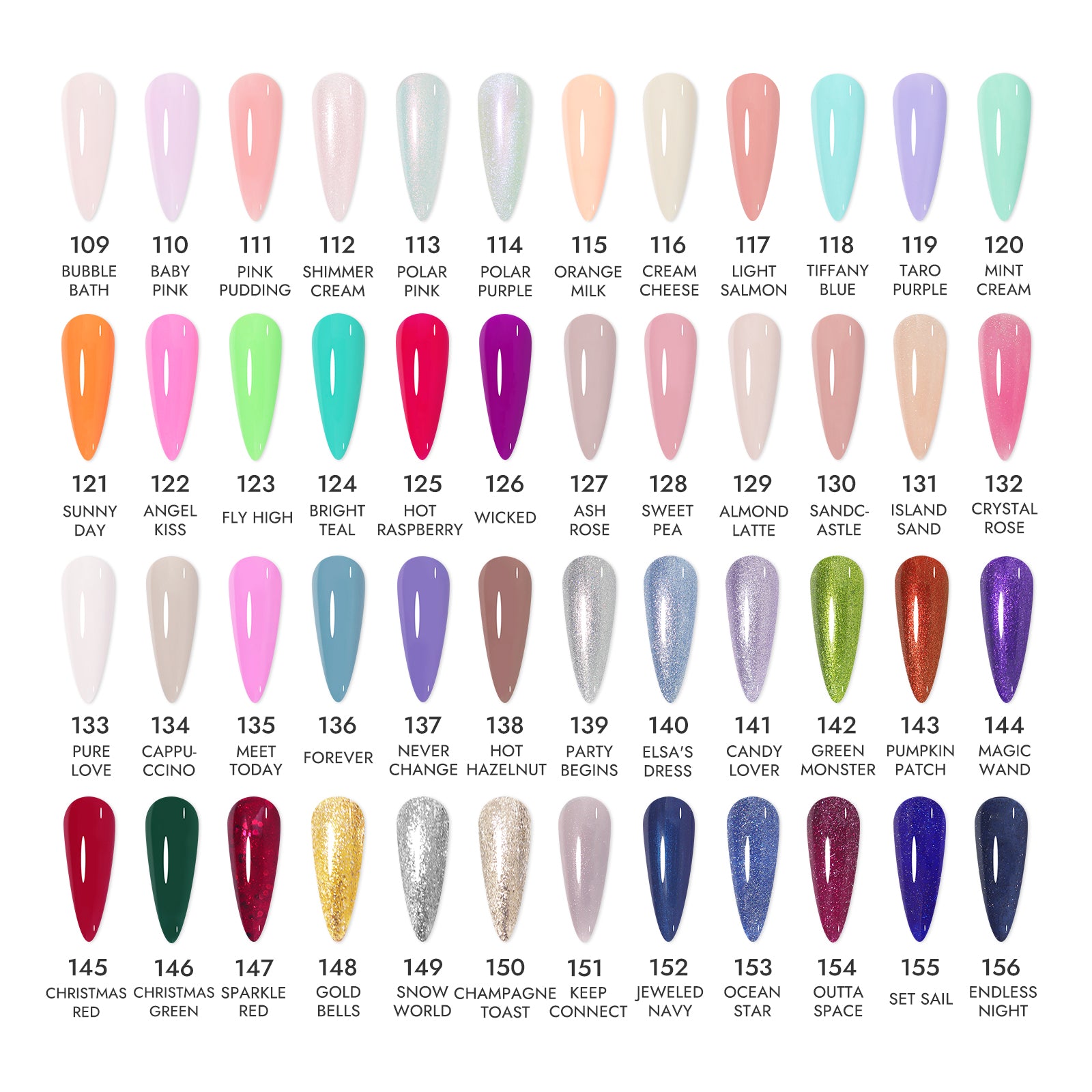 Hema-Free Color Gel Polish 48 Colors